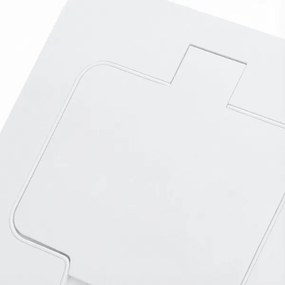 Brilagi - Priză încastrată pentru bucătărie INBOX IP55 albă dreptunghiulară