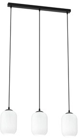 Lustră pe cablu VERDI 3xE27/15W/230V negru/alb