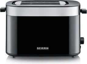 Severin AT 9264 - Prăjitor de pâine cu două fante 800W/230V inox/negru