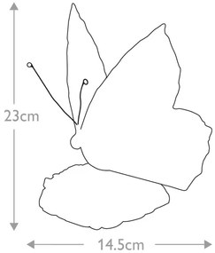 Elstead QZ-OBUTTERFLY-TL - Lampă LED decorativă TIFFANY 1xG9/3W/12/230V fluture