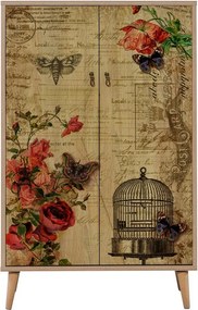 Dulap Mega Sonoma Oak Roses