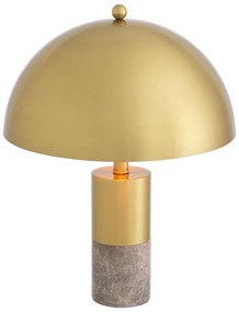 Veioza design LUX marmura gri/ metal alama Flair M