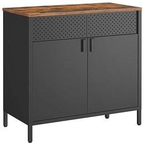 Comodă FIRA negru/maro