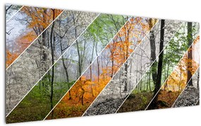 Tablou - Schimbarea anotimpurilor (120x50 cm)