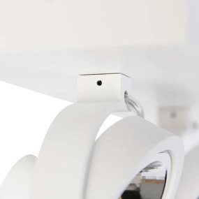 Spotlight de design alb reglabil cu 2 lumini - Go