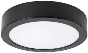 Plafoniera LED design modern Shaun negru 14,5cm