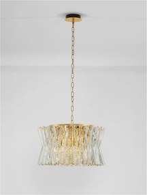 Lustra suspendata, cristale sticla ESTRELLA 54cm