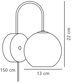 Aplică Nordlux FRANCA 1xE14/40W/230V