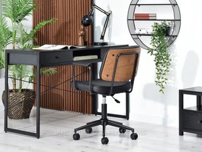 Scaun Henro (nuc închis + negru). 1109943