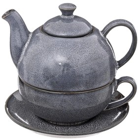 Ceainic cu ceașcă CALLIE, ceramică, 500 ml