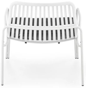 Scaun de gradina Melby, gri/alb
