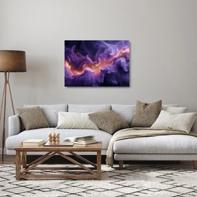 Tablou pe sticlă - Nebuloasa purpurie (70x50 cm)
