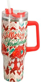 Cana termică de Crăciun Merry Christmas 1,2 l, roșie