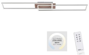 Leuchten Direkt 14019-78 - LED Lampă dimmabilă IVEN 2xLED/20W/230V + Telecomandă