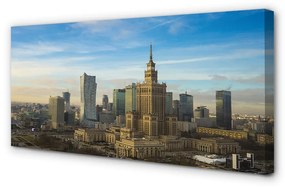 Tablouri canvas Panorama de zgârie-nori Varșovia