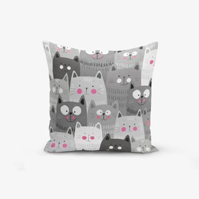 Față de pernă cu amestec de bumbac Minimalist Cushion Covers Catty, 45 x 45 cm