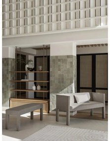 Bancă bej cu tapițerie din stofă bouclé Sitta – Blomus