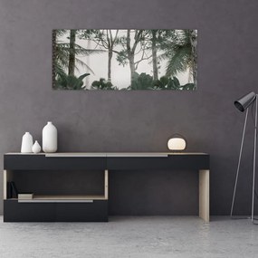 Tablou - Jungla în ceața dimineții (120x50 cm)