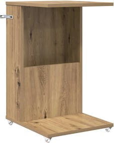 vidaXL Masă laterală Stejar Artizanal 40 x 35 x 60 cm Lemn compozit