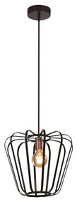 Lustră neagră din metal ø 35 cm Jonas – Candellux Lighting