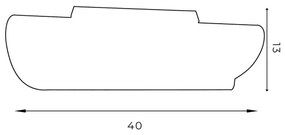 Plafonieră BARBOS 2xG9/8W/230V albă