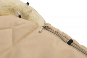 Sac de iarnă pentru cărucior 95x40 cm LANA Cappucino