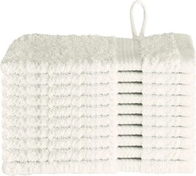 vidaXL Prosop pentru musafiri SOLUND 10 pcs Crem 15 x 21 cm 550 gsm