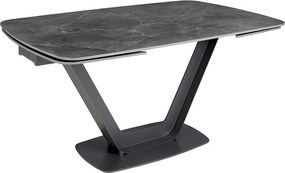 Masa extensibila deosebita design LUX Porcelain Marble 160-240cm