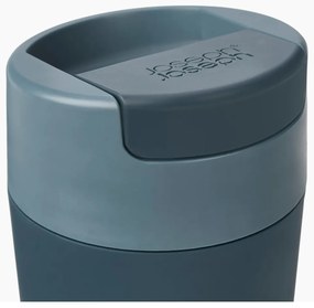 Cană de voiaj albastru-gri antracit 450 ml Sipp – Joseph Joseph