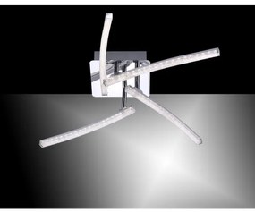 Lustră LED aplicată SIMON 4xLED/3W/230V crom lucios Leuchten Direkt 11291-17