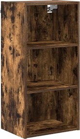 vidaXL Dulap suspendat Stejar fumuriu 40 x 29,5 x 80 cm Lemn compozit