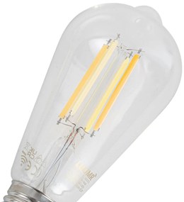 Set 5 becuri Becuri LED inteligente E27 reglabile ST64 transparente 7W 806lm 2700-6500K