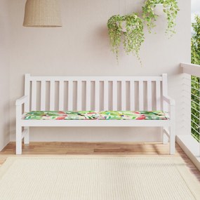 vidaXL Perna pentru bănci de grădină Verde și roz 180 x 50 x 4 cm
