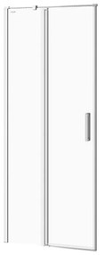Usa sticla dus batanta 80x195 cm profil crom Cersanit Moduo, montare stanga 800x1950 mm, Stanga
