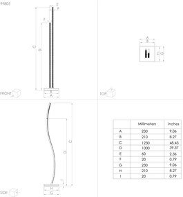 Lampadar LED LEJIAS LED/8W/230V Eglo 99805