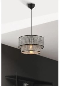 Pendul pe cablu ECHO 1xE27/60W/230V gri/negru