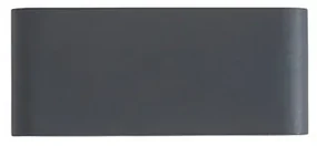 Aplica LED de perete pentru iluminat exterior, up/down, IP65 Cini grafit 17,5cm