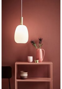 Nordlux - Candelabru pe cablu ALTON 1xE27/60W/230V alb/negru/alama