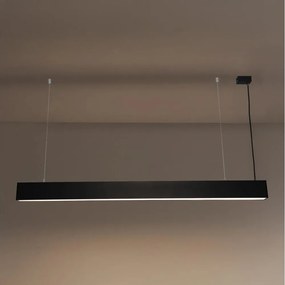 Lampă suspendată LED pe cablu, 55 W, 230 V, 3000/4000/6500 K, 120 cm, neagră