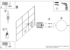 Aplică pentru baie Sollux SL.1707 HALO 1xG9/8W/230V IP44 alb