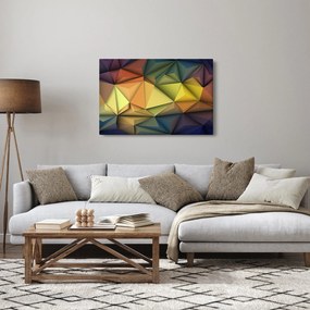 Tablou - Abstracție 3D poligonală (90x60 cm)