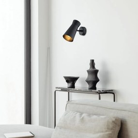 Aplica de perete design minimalist, Otel, Negru, LORD