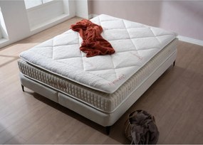 Saltea LOVE BED, alb/crem, 160x200 cm