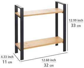 Wenko Raft de bucătărie Lou, 2 rafturi, 32 × 11 ×33 cm