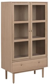 Vitrină în decor de stejar Actona Aston