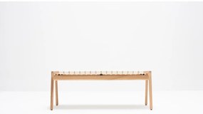 Bancă alb-natural Klupa - Gazzda