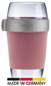 Recipient pentru alimente Westmark din trei piese,1150 ml, roz