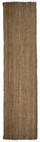Covor din iută Flair Rugs Jute, 60 x 230 cm, maro
