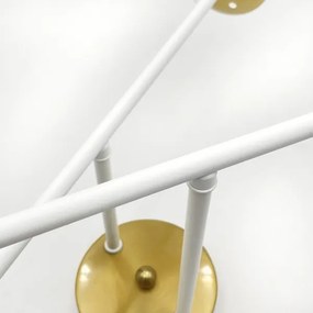 Brilagi - Lustră aplicată MALIVA, 4xE14/15W/230V, auriu/alb