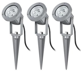 SET 3x proiector LED/3W IP65 GARDENSPOT 230V Paulmann 98845